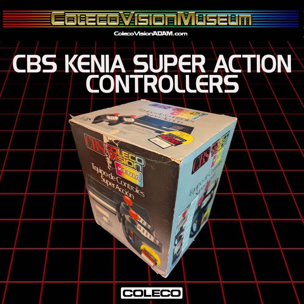 KENIA CBS ColecoVision Super Action Controllers